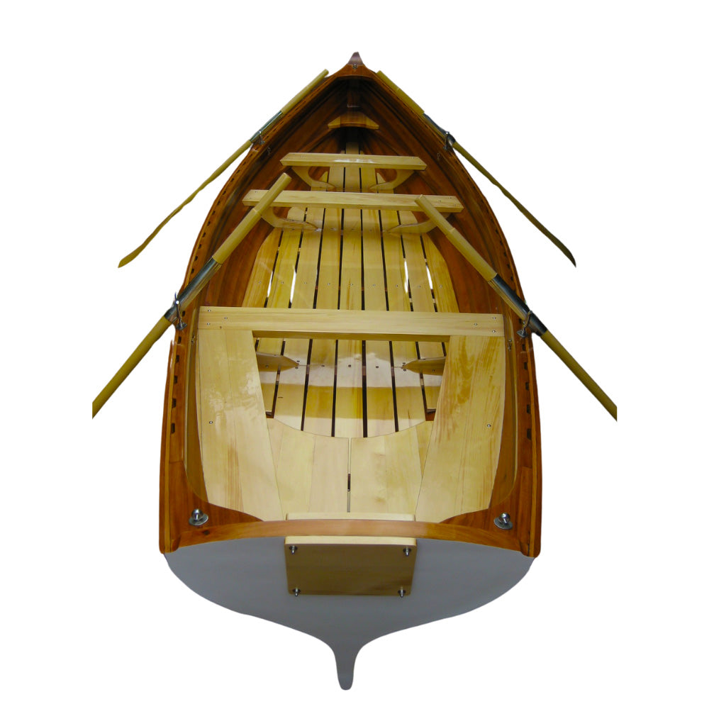 Wooden Whitehall Rowboat with Gelcoat Reinforcement 17ft