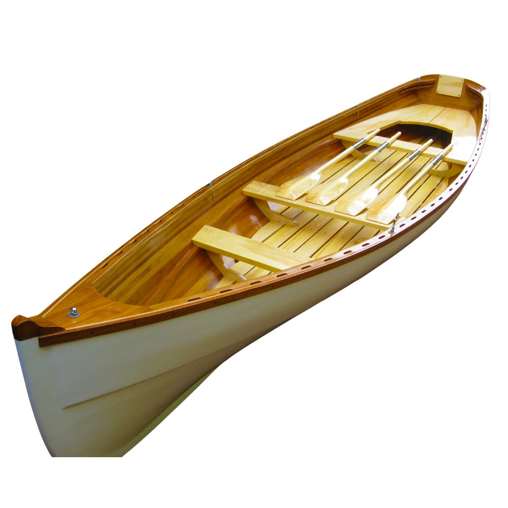 Wooden Whitehall Rowboat with Gelcoat Reinforcement 17ft