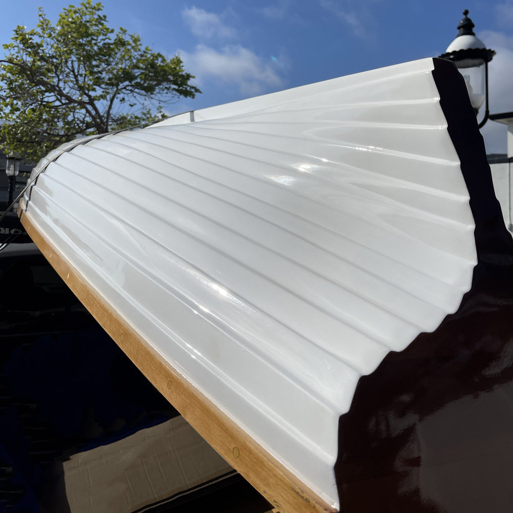 Clinker Built whitehall wooden rowboat 12