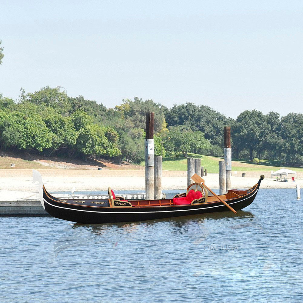 Venetian Gondola 15ft Wooden Boat