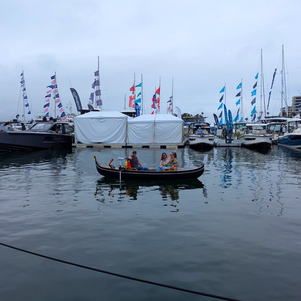 Venetian Gondola Wooden Boat 15 ft.