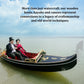 Venetian Gondola Wooden Boat 15 ft.