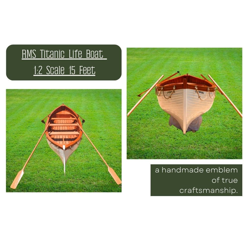 RMS Titanic Life Boat 1:2 Scale 15 Feet