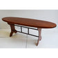 Wooden Single Paddle Board Bar Table 39.4 Inches Tall