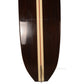 Paddle Board in Dark Painted Wood 11ft with 1 fin