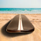 Paddle Board in Dark Painted Wood 11ft with 1 fin