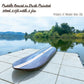 Paddle Board in Dark Painted Wood 11ft with 1 fin