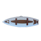 Swansea - Small composite Row Boat Canoe10ft