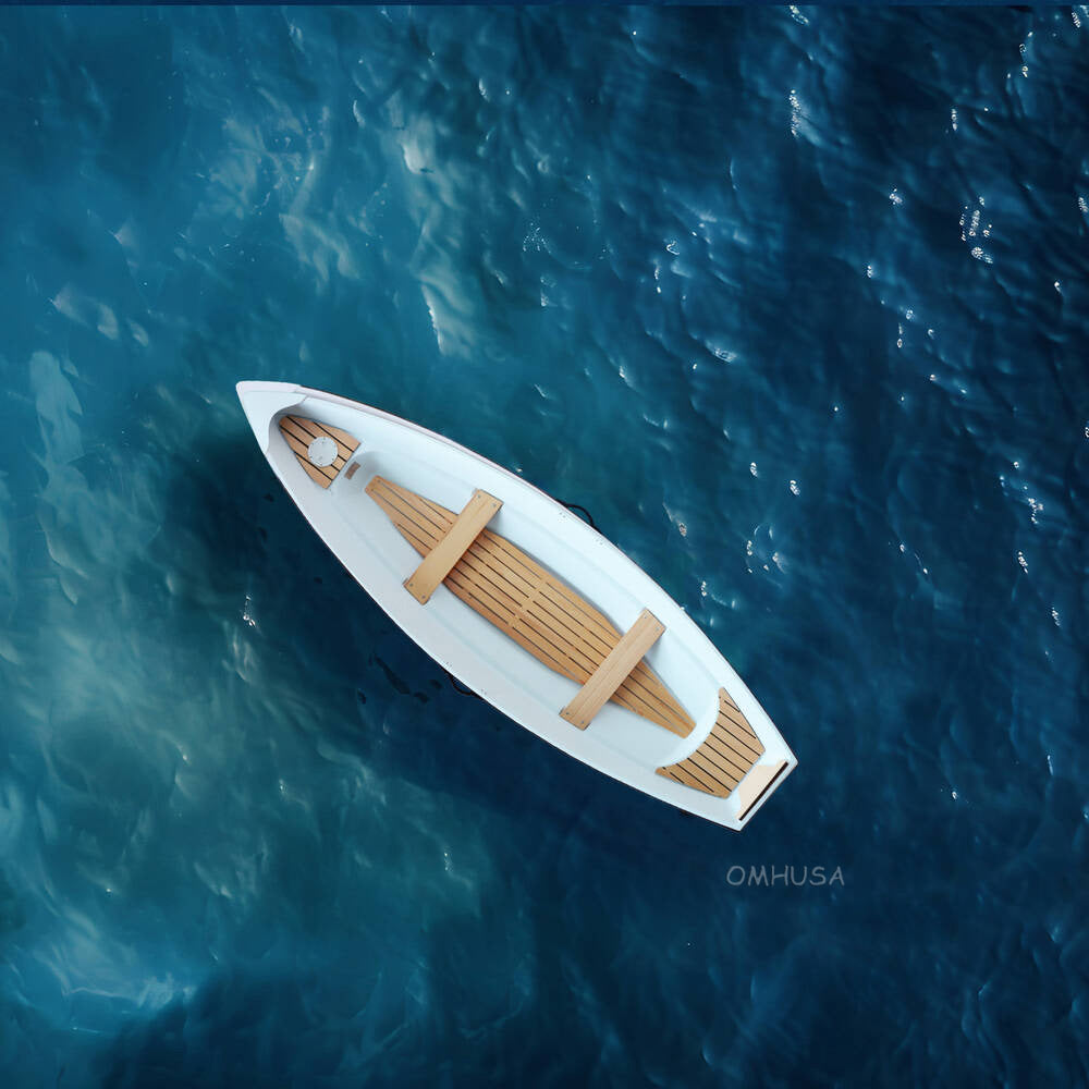 Swansea - Small composite Row Boat Canoe10ft