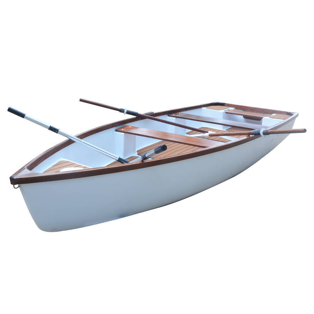 11.5 ft Composite whitehall dinghy with teak accent