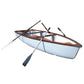 11.5 ft Composite whitehall dinghy with teak accent