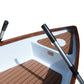11.5 ft Composite whitehall dinghy with teak accent
