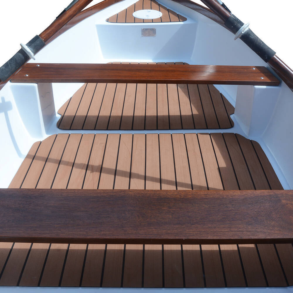 11.5 ft Composite whitehall dinghy with teak accent
