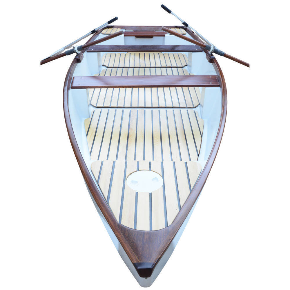 11.5 ft Composite whitehall dinghy with teak accent