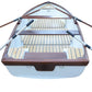 11.5 ft Composite whitehall dinghy with teak accent