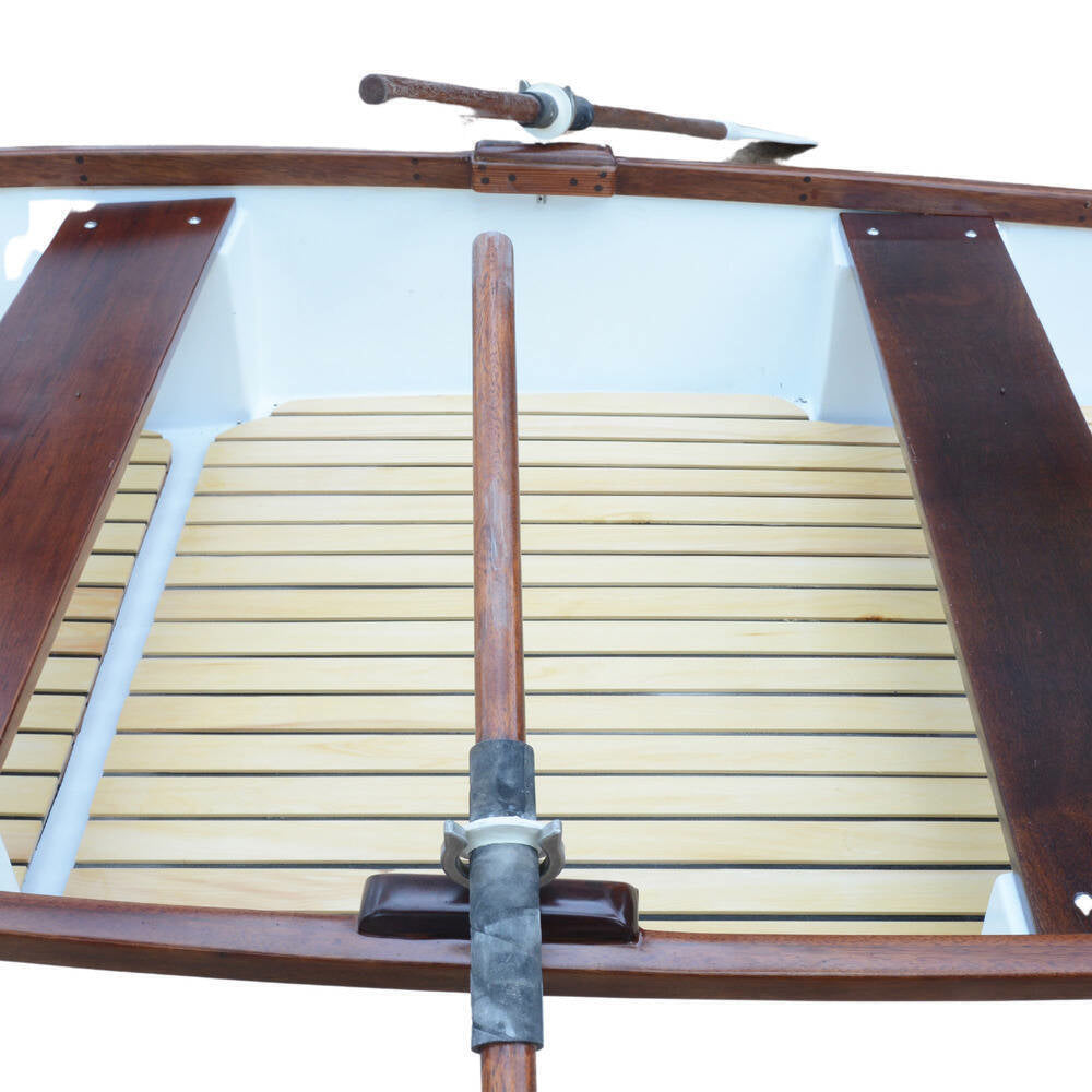 11.5 ft Composite whitehall dinghy with teak accent