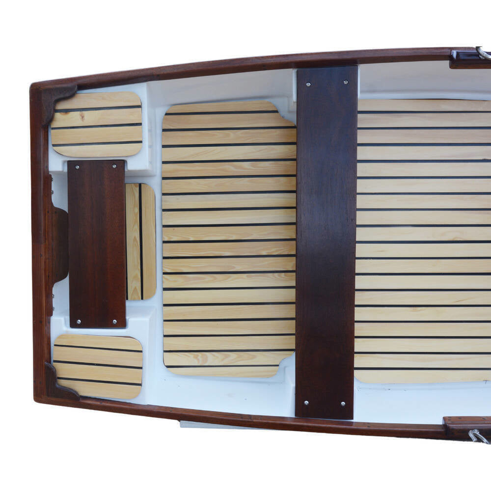 11.5 ft Composite whitehall dinghy with teak accent