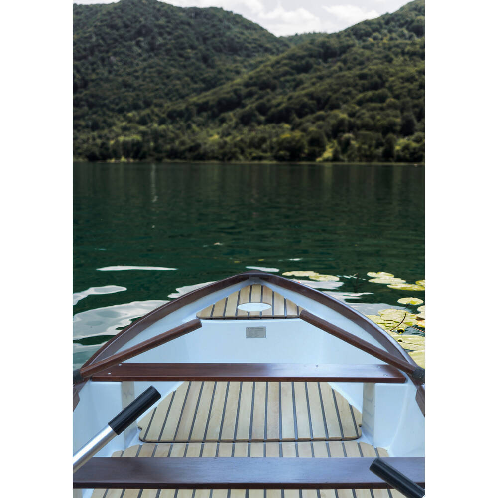 11.5 ft Composite whitehall dinghy with teak accent