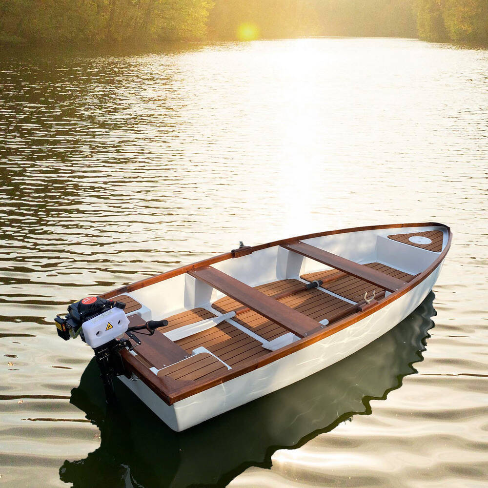 11.5 ft Composite whitehall dinghy with teak accent