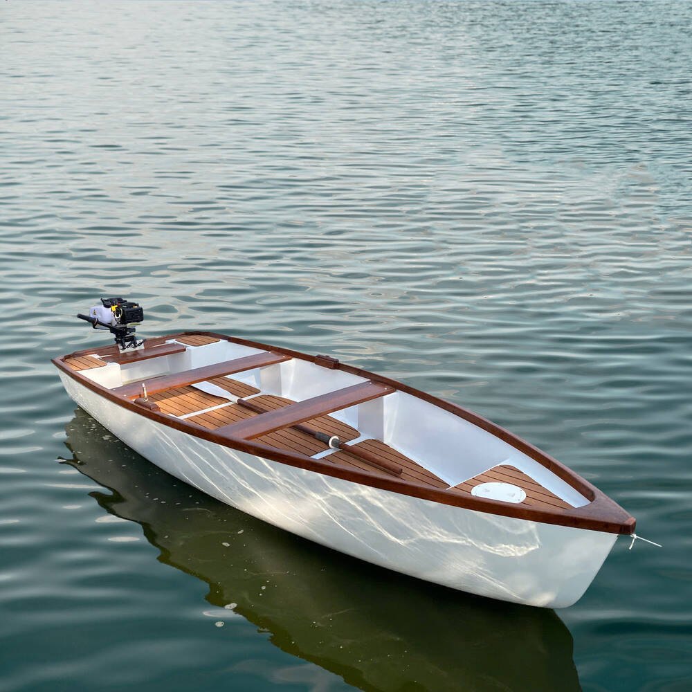 11.5 ft Composite whitehall dinghy with teak accent
