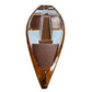 18ft Composite Whitehall Row Boat w. Teak Gunwale