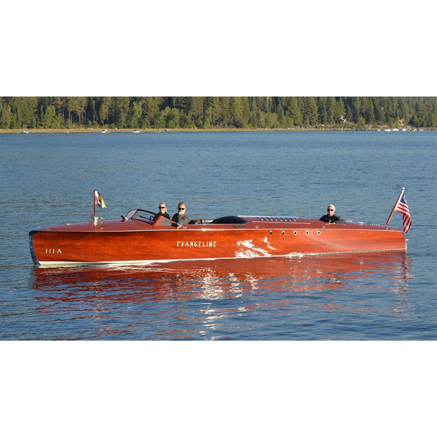 Hacker Craft Evangeline Special 33 foot runabout 1924 Custom Built Replica Boat