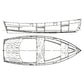 Atkin CARRYME 9ft Custom Built Boat, Wood/Composite