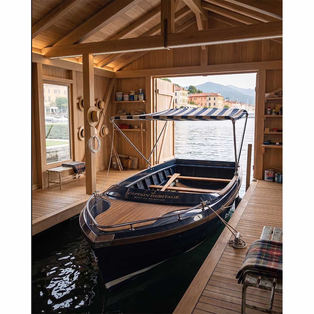 16ft Composite Boat with Canopy