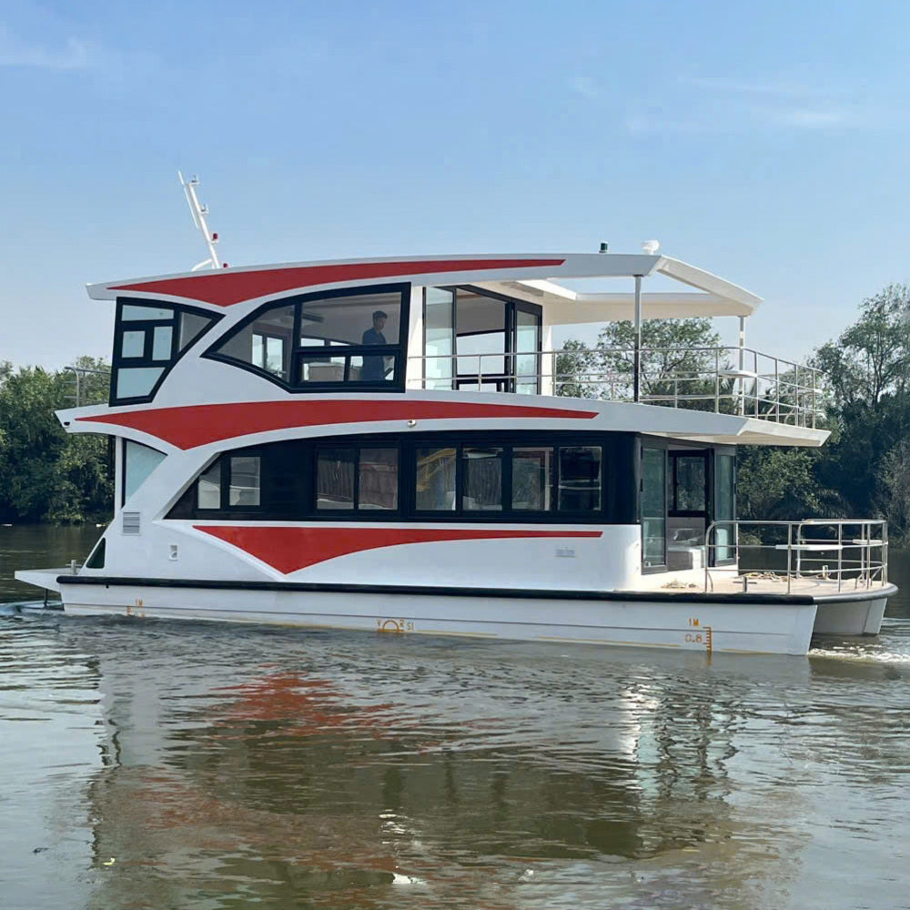 HOUSEBOAT 41ft Custom Build & Factory Visit with Luxury Travel Experience | Deposit