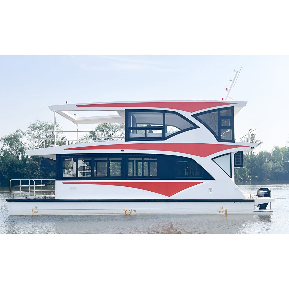 HOUSEBOAT 41ft Custom Build & Factory Visit with Luxury Travel Experience | Deposit