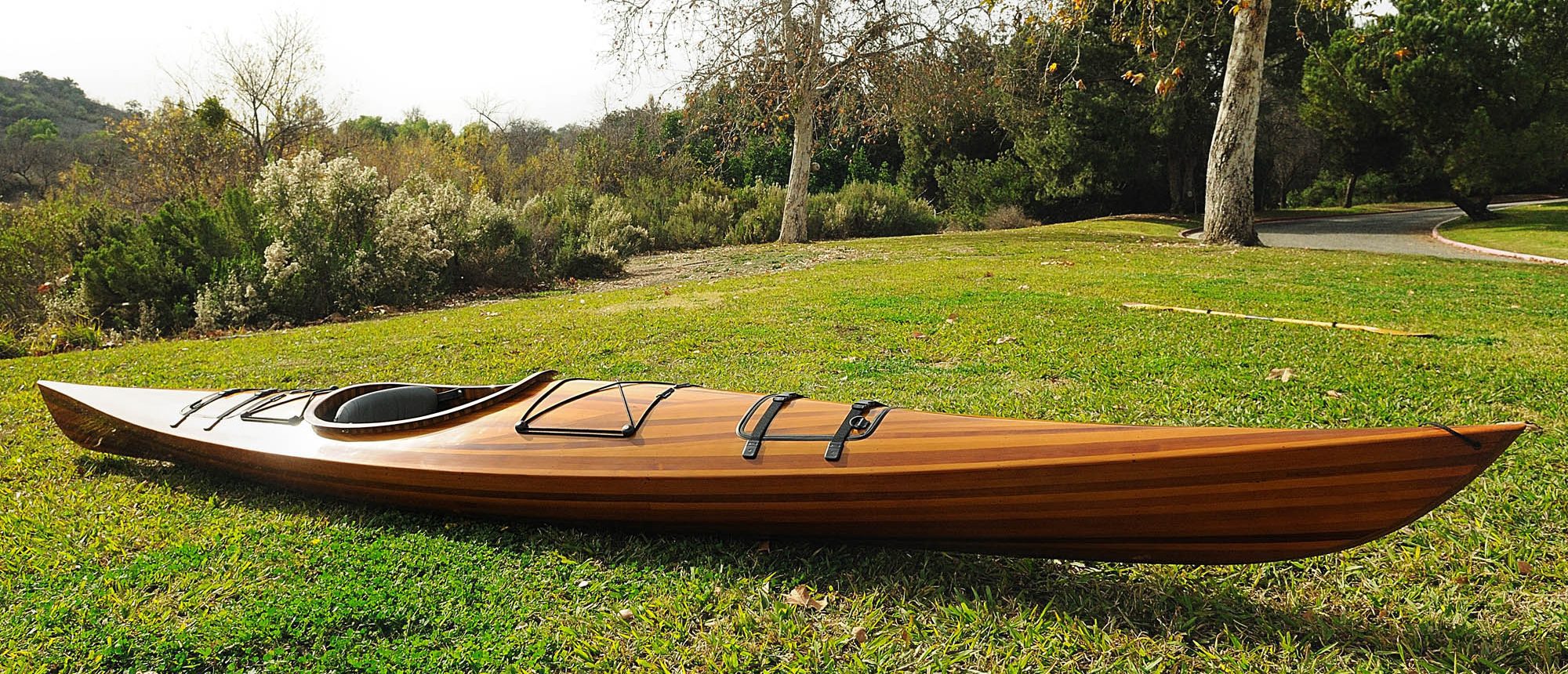 Explore classic wooden kayak 15 foot - Wooden Boat USA