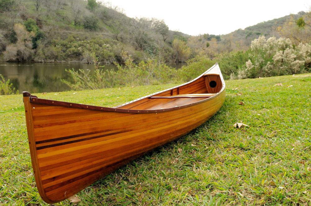Shop Wooden 16 ft Canoe for Sale - Wooden Boat USA