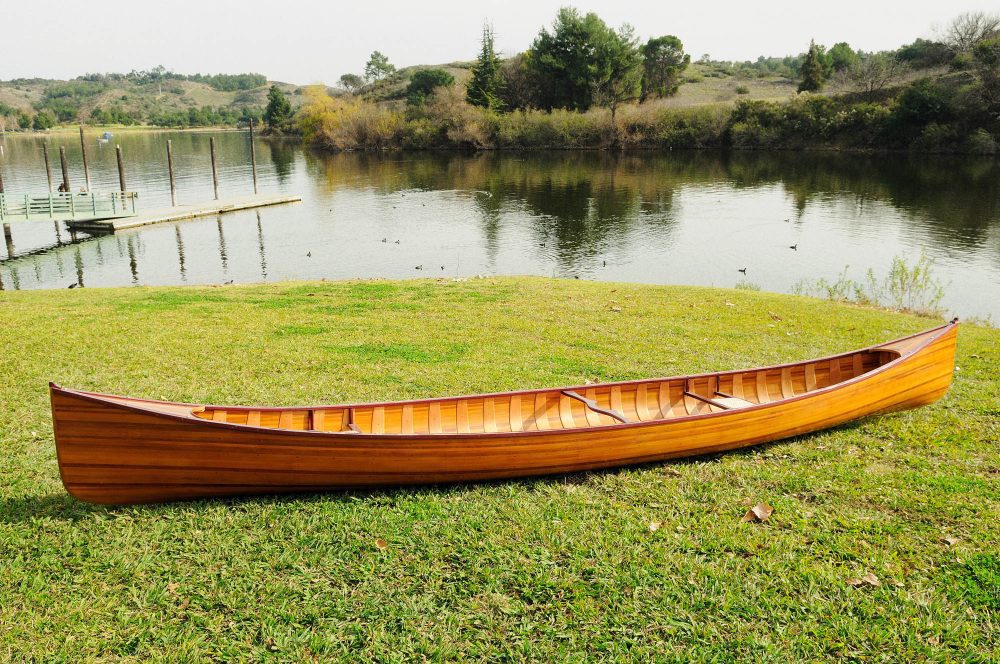 18 feet Wooden Canoe for Sale - Wooden Boat USA