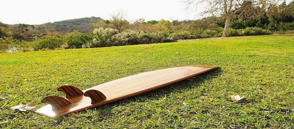Buy Wooden Surf Board with Fins Online - Wooden Boat USA
