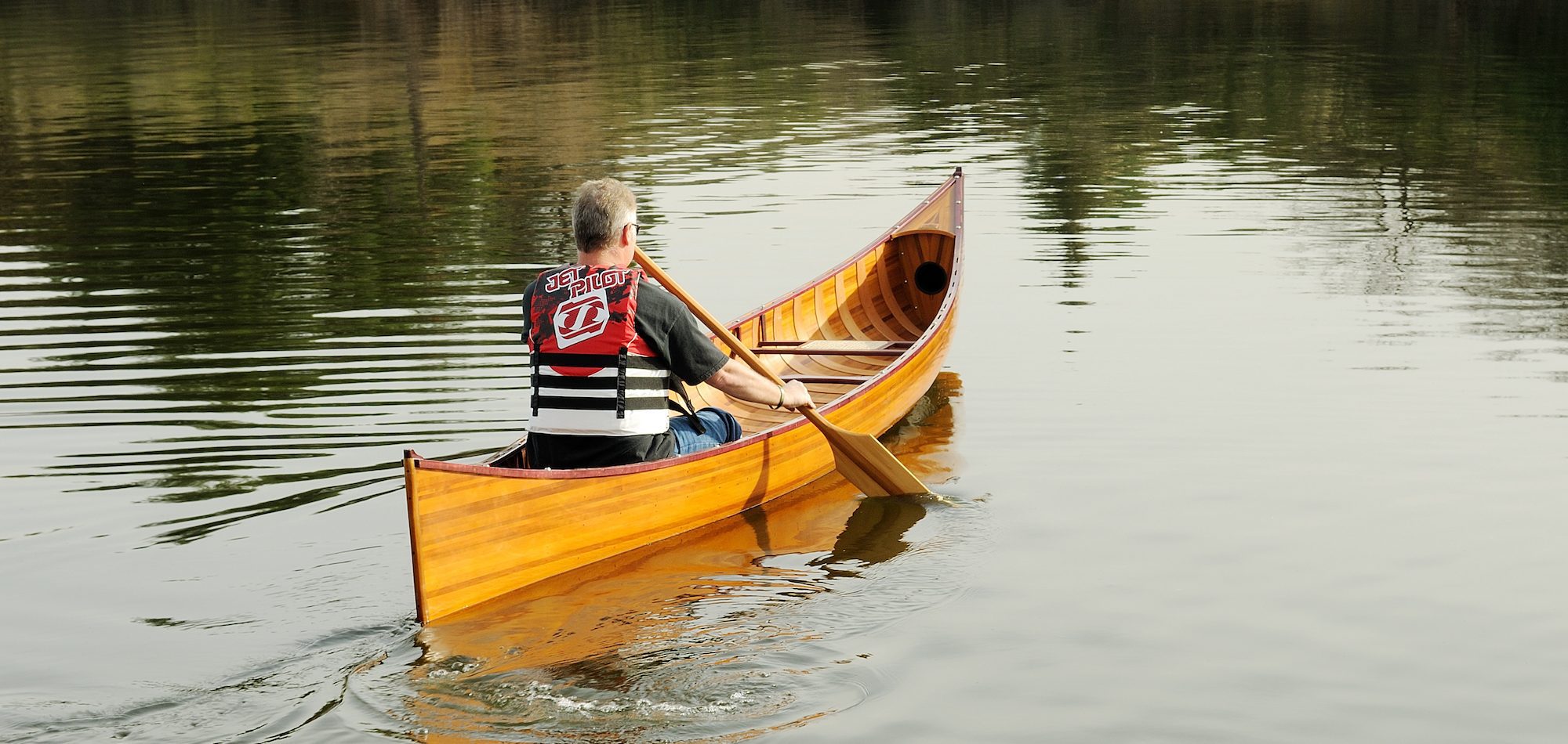 Shop 16 ft Wooden Canoe with Ribs - Wooden Boat USA