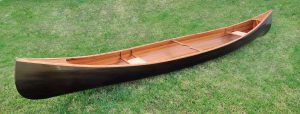 Buy Dark Stained 18 Foot Canoe - Wooden Boat USA