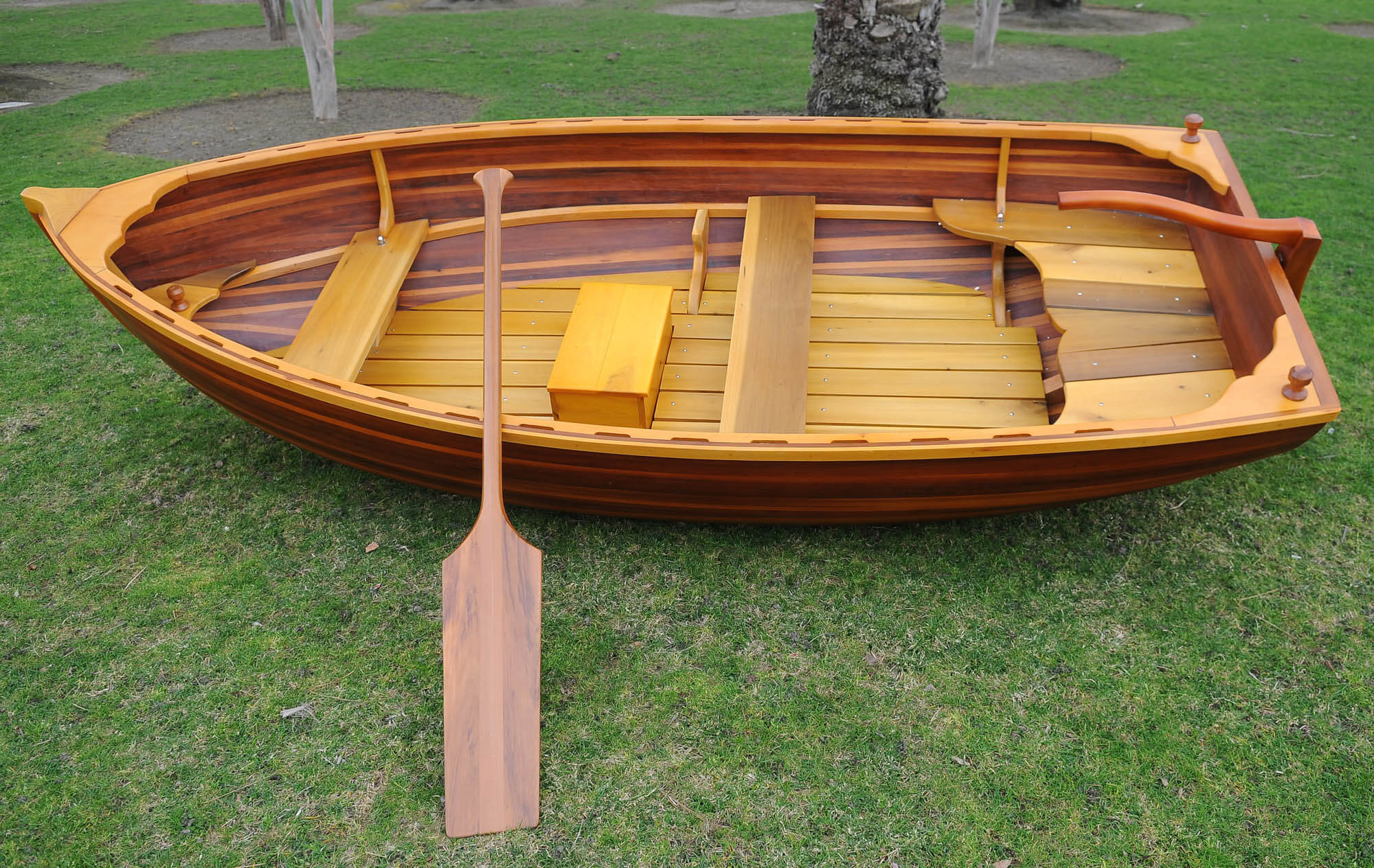 Shop little bear wooden dinghy matte finish - Wooden Boat USA