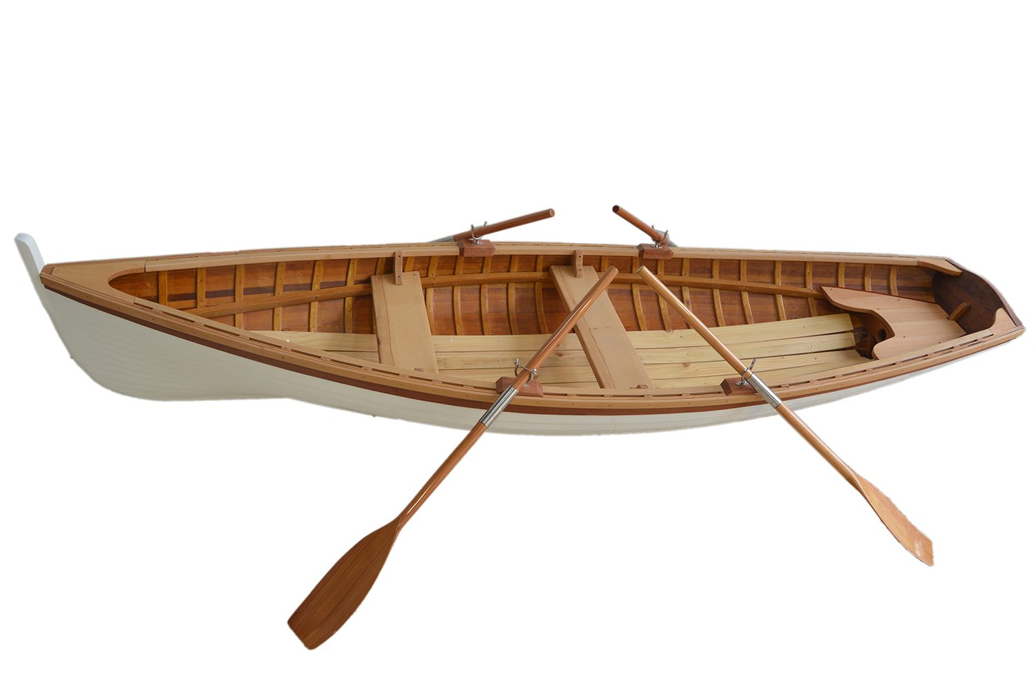 Buy clinker built Whitehall row boat 12 feet - Wooden Boat USA
